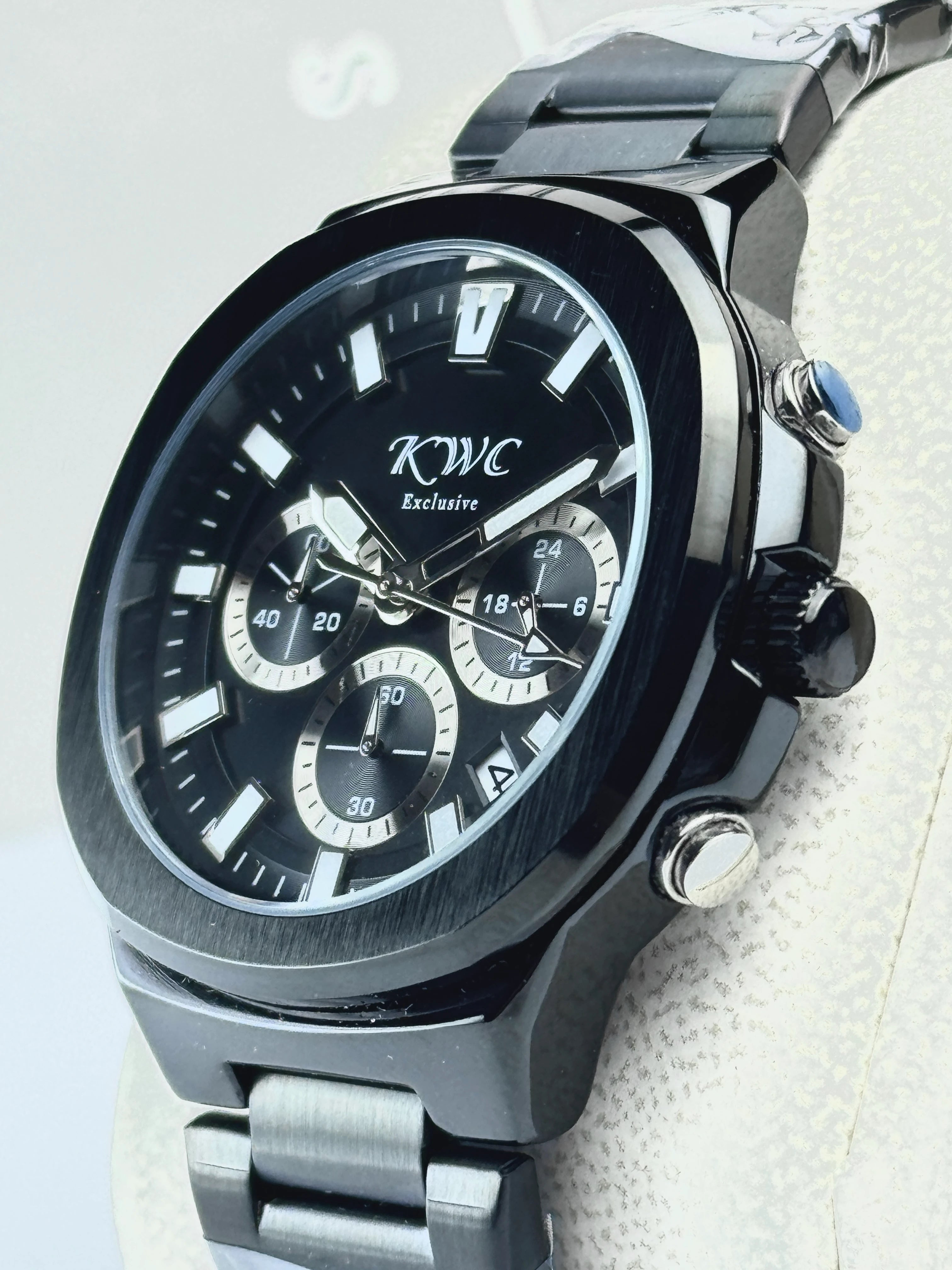 KWC Chronograph K-554-6H – Stainless Steel Executive Edition