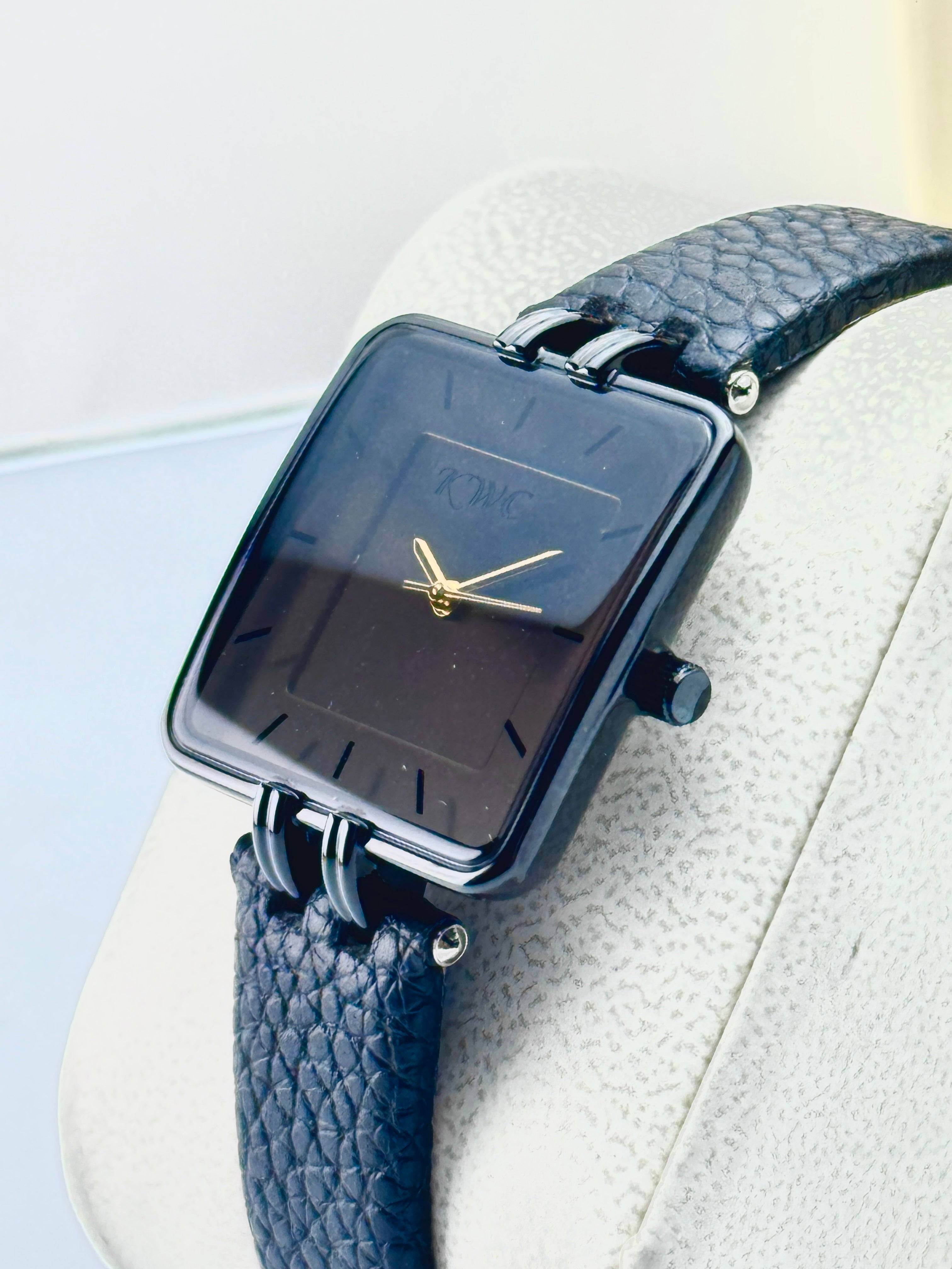 KWC K-204 Ladies | Elegant Square Minimalist Leather Watch