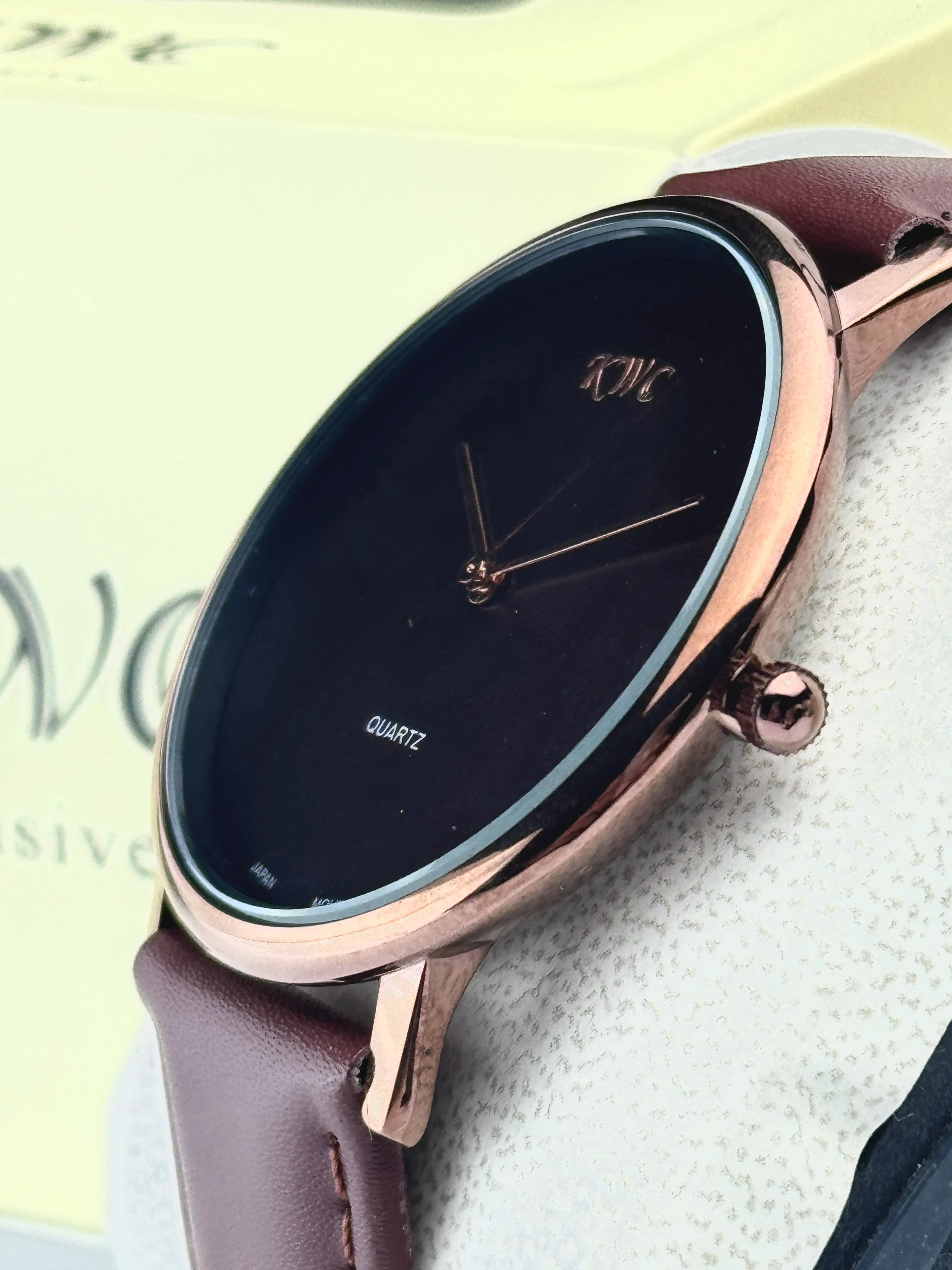 KWC Minimalist Leather Edition | Precision Japan Movt